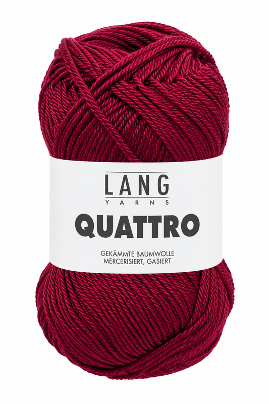 Lang Yarns Quattro Burgundy (0164)