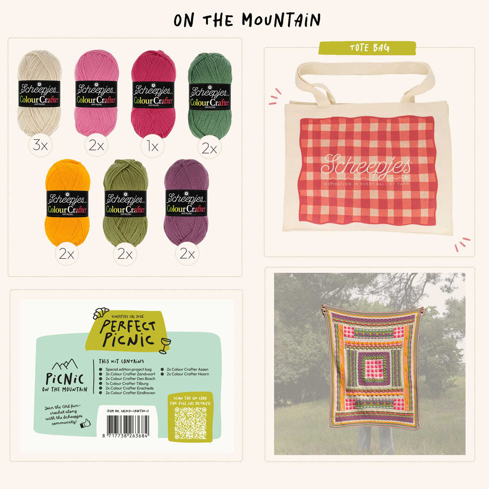 Scheepjes Perfect Picnic CAL 2026 / Colour Crafter Mountain
