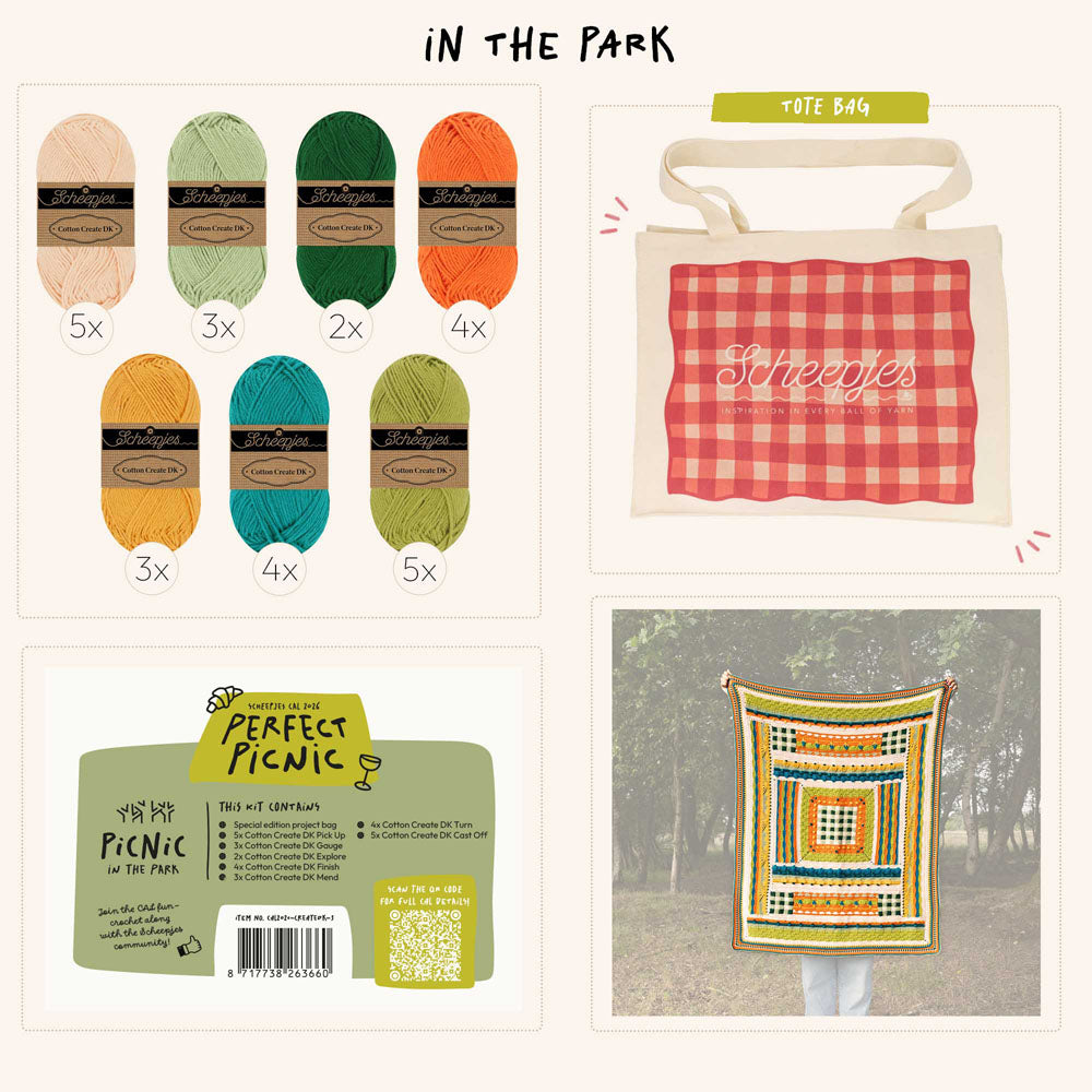 Scheepjes Perfect Picnic CAL 2026 / Cotton Create Park