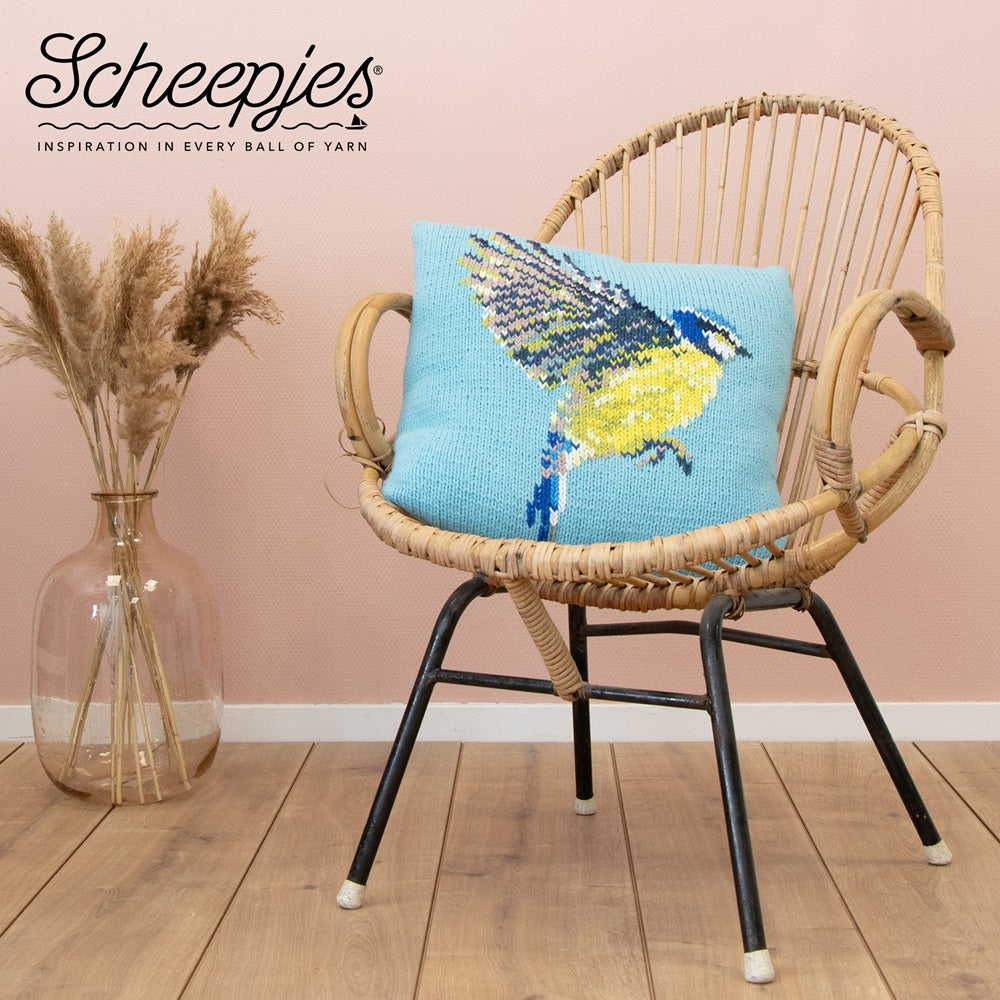 Scheepjes CKAL - Blue Tit Cushion