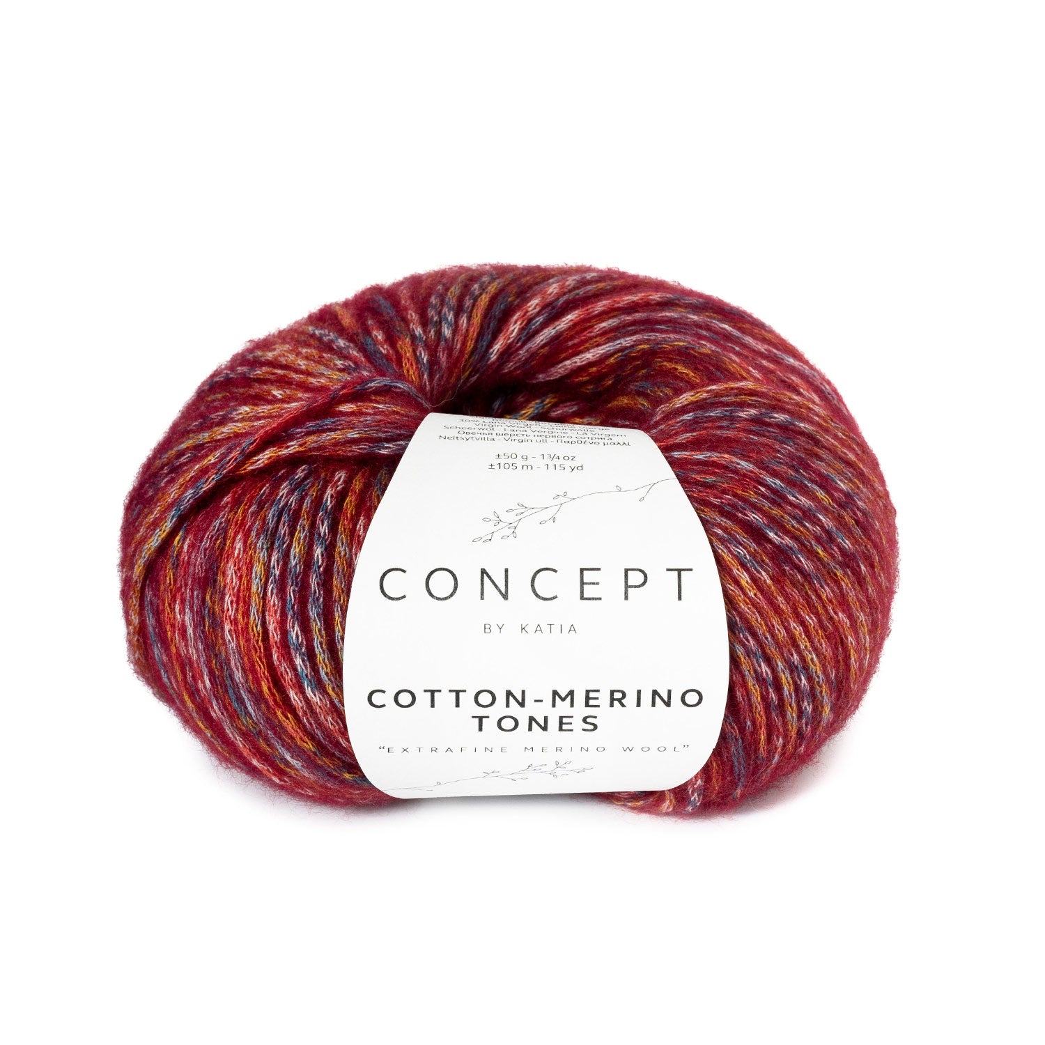 Katia Concept Cotton Merino Tones Bordeaux (303)