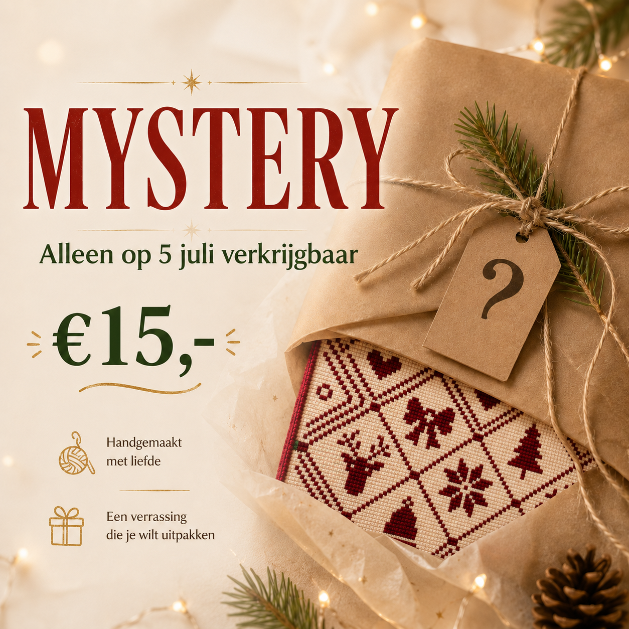 Mystery Placemats Rood