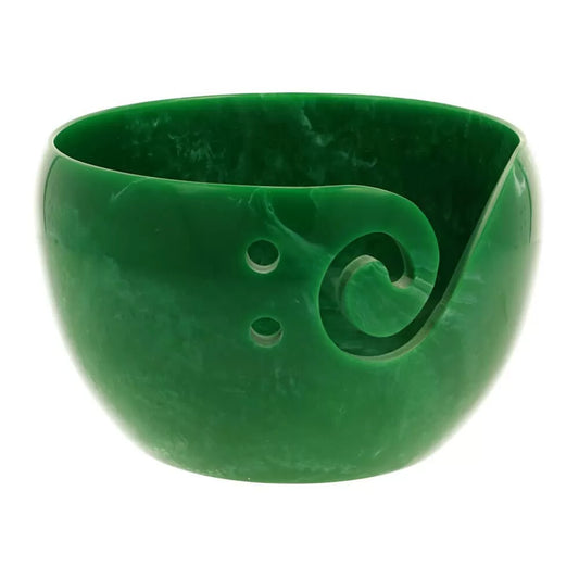 Scheepjes Yarn bowl Groen resin 13 x 8 cm