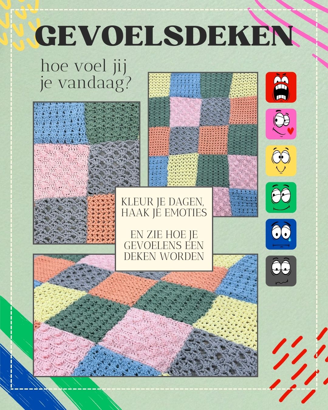 Gevoelsdeken starterspakket (PASTEL)