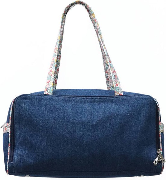 KnitPro Bloom JEANS weekendtas 36x16,5x19cm