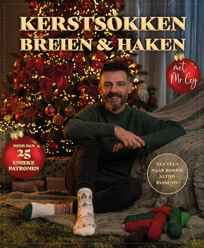 Kerstsokken breien en haken met Mr. Cey