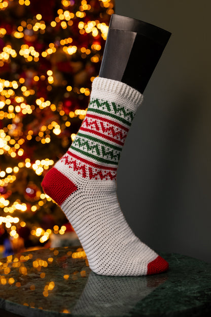 Kerstsokken breien en haken met Mr. Cey