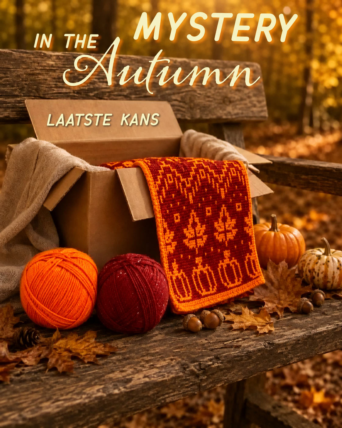 Mystery "in the autumn"blanket