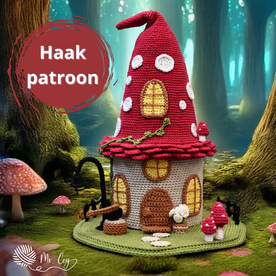 Kabouterhuis by Mr. Cey haakpatroon