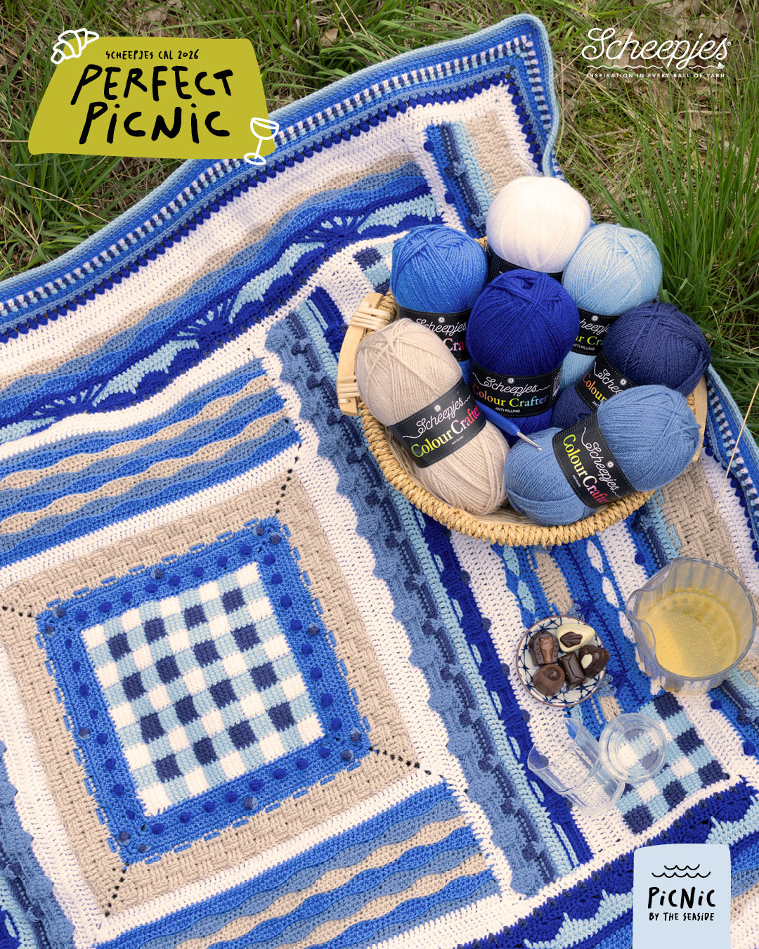 Scheepjes Perfect Picnic CAL 2026 / Colour Crafter Seaside