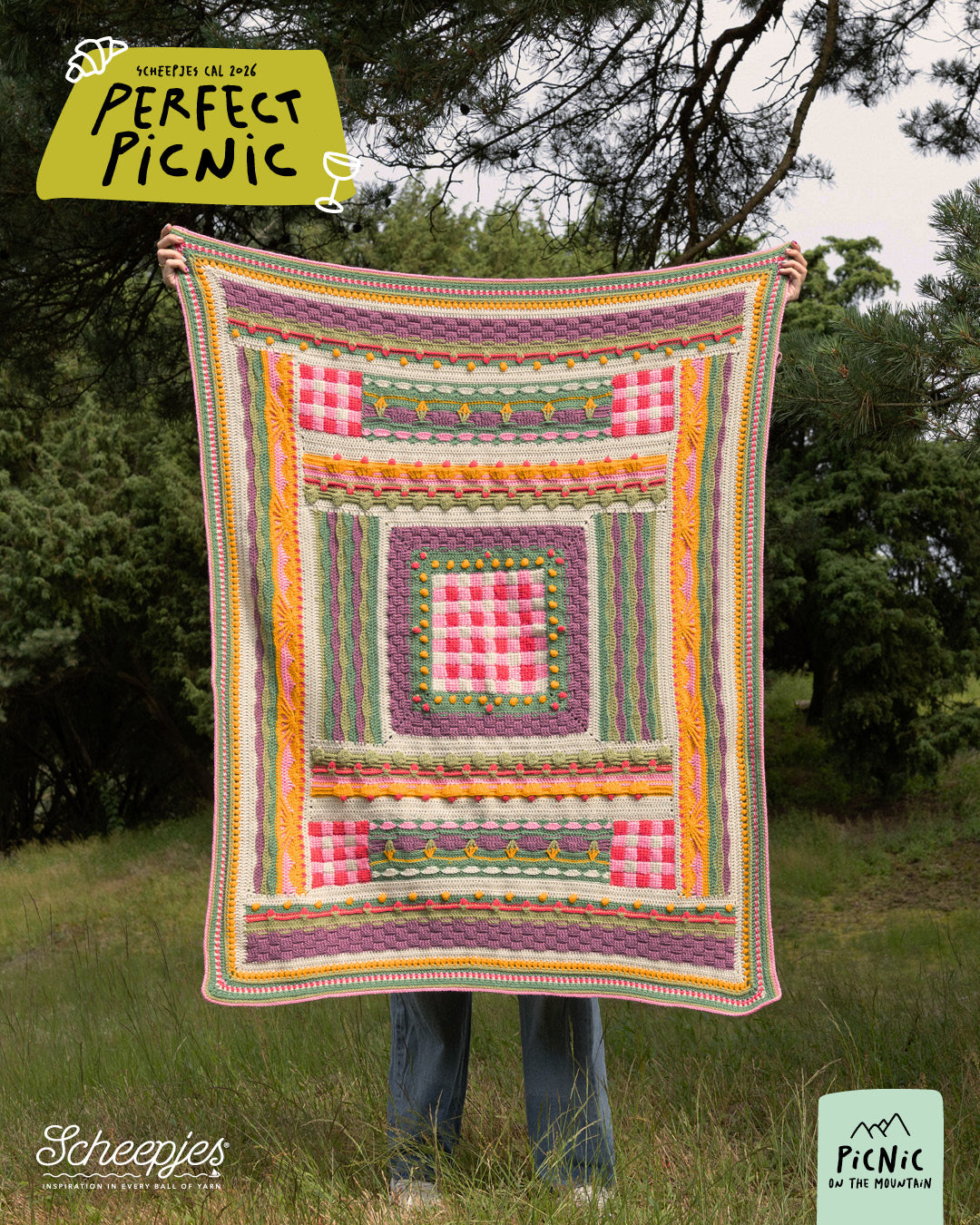 Scheepjes Perfect Picnic CAL 2026 / Colour Crafter Mountain