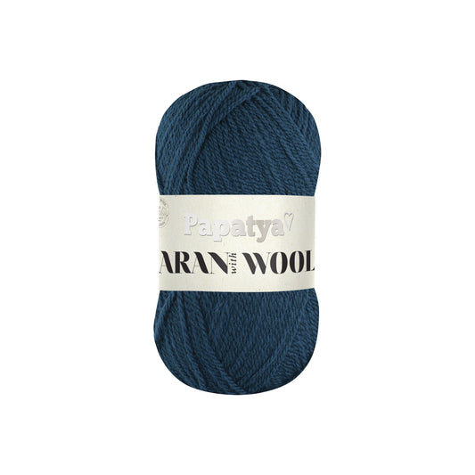 Papatya Aran with Wool Petrol (5750)