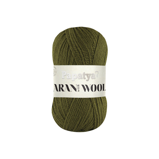 Papatya Aran with Wool Army (6970)