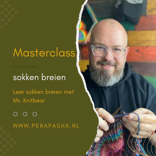 Masterclass Sokken Breien met Mr. Knitbear (15 en 29 maart 2025)