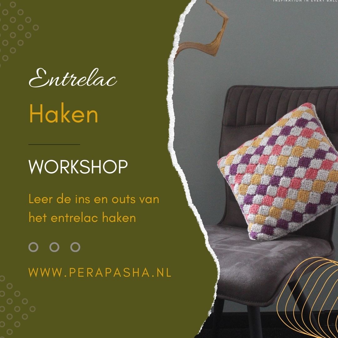 Workshop Entrelac haken (22 februari 2025)