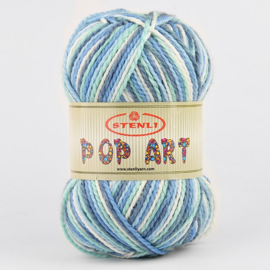 Pop Art Blue Wonder 1076