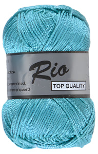 Lammy Yarns Rio 452 Turquoise (per pak 10 bollen)