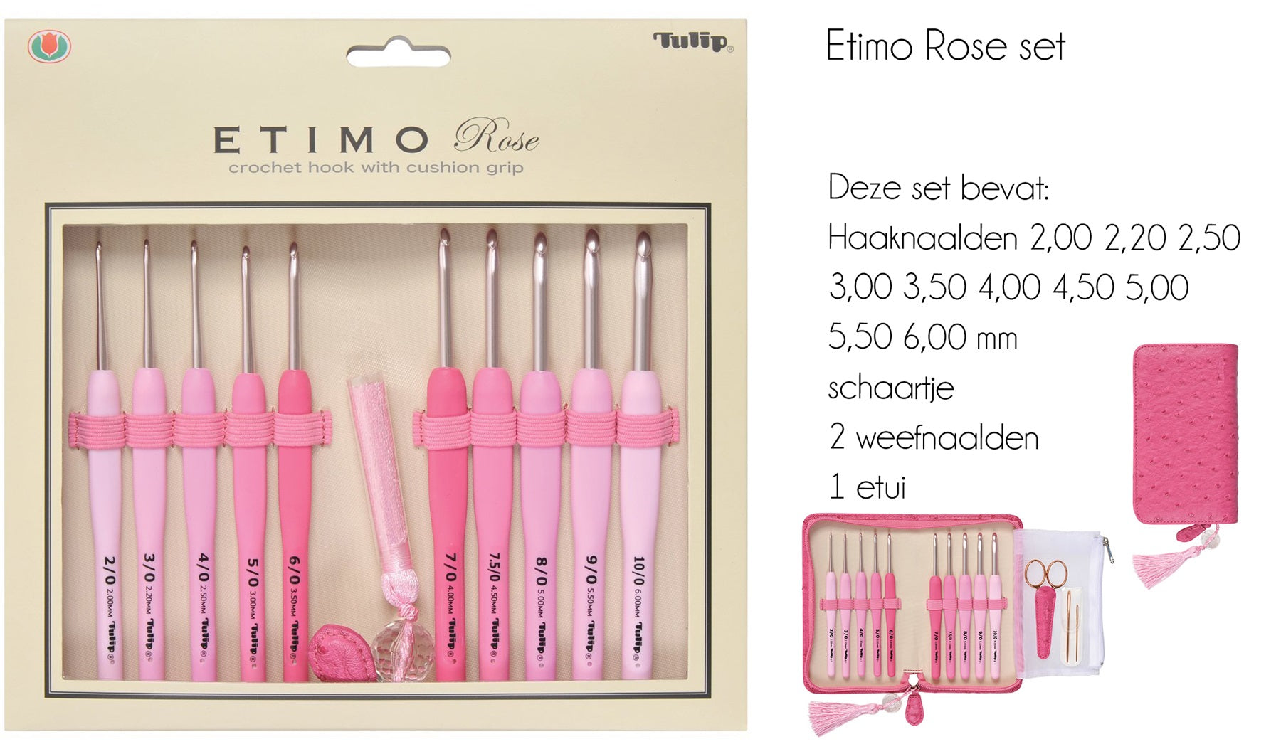 Tulip Etimo Rose Crochet Hook Kit