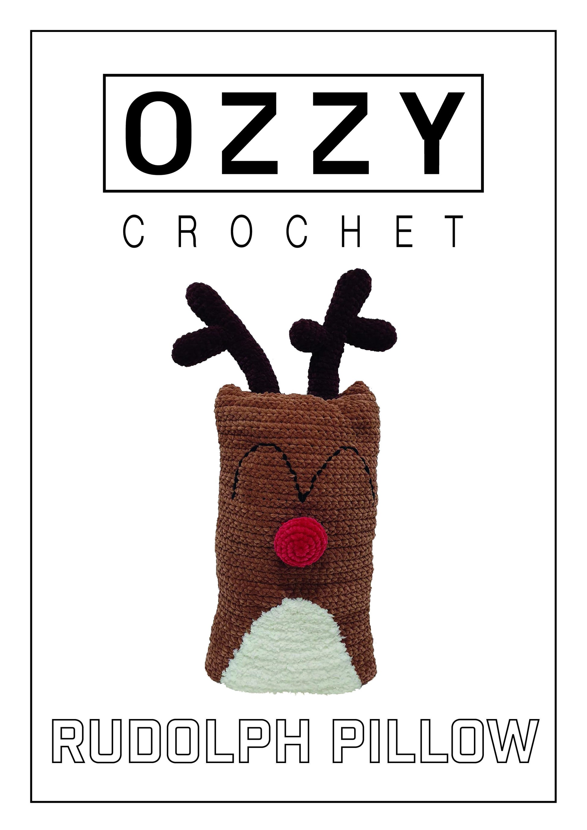 Rudolph Pillow By Ozzy Crochet (Haakpakket)