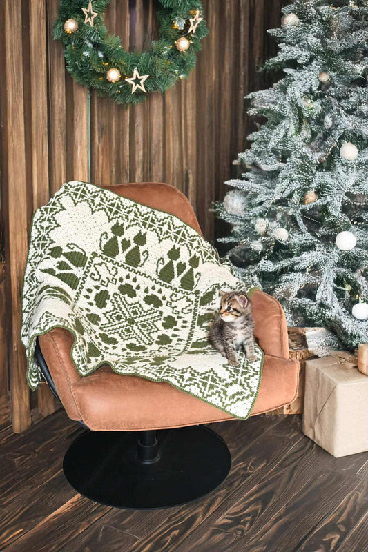 Santa Claws (kat) (Mozaiek overlay haken 2025)