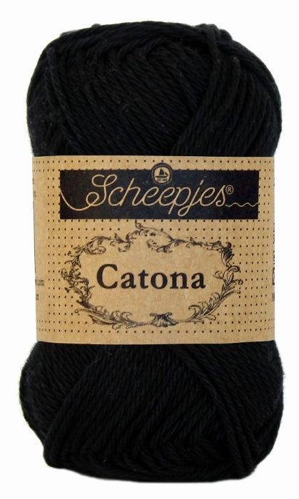 Scheepjes Catona Jet Black 25g (110)