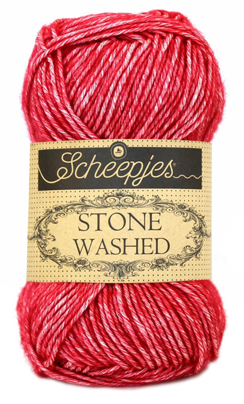 Scheepjes Stone Washed Red Jasper (807)