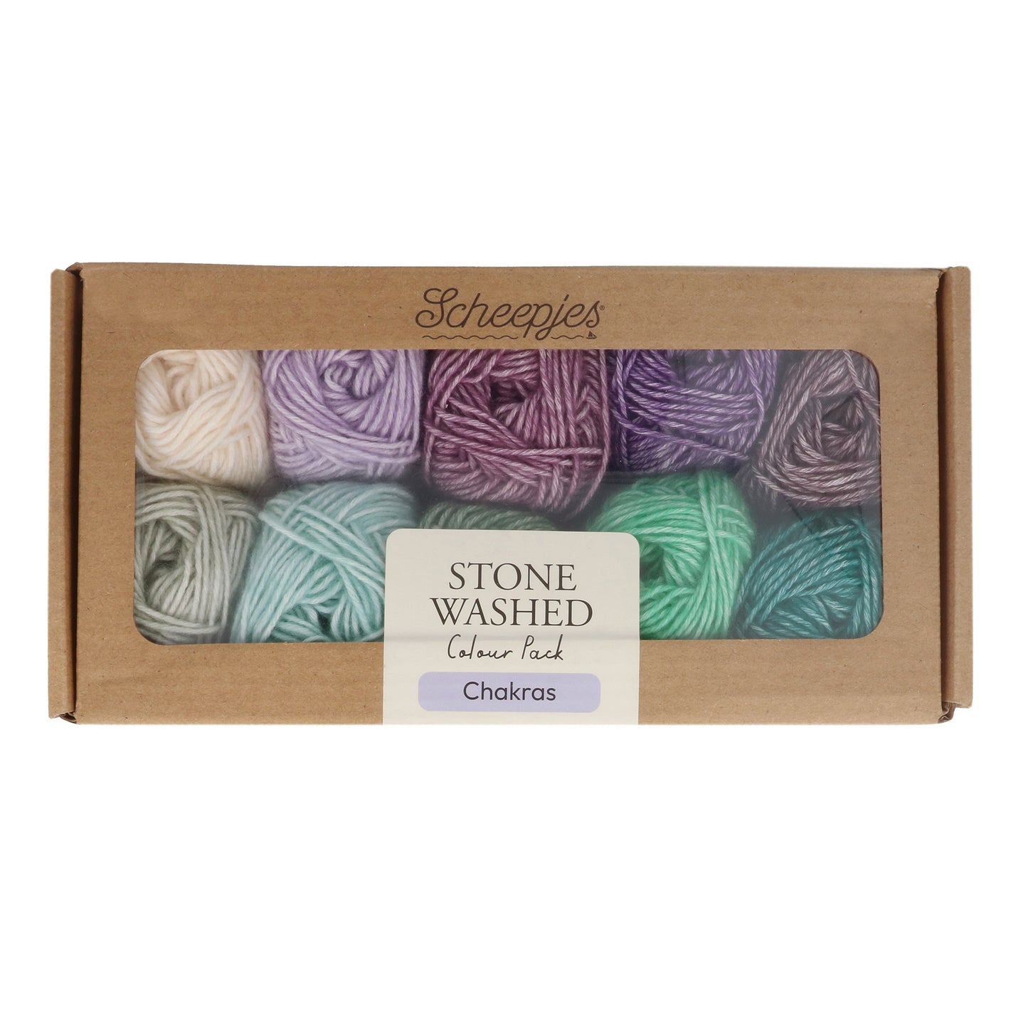 Scheepjes Stone Washed Colour Pack Chakras (10 bollen)