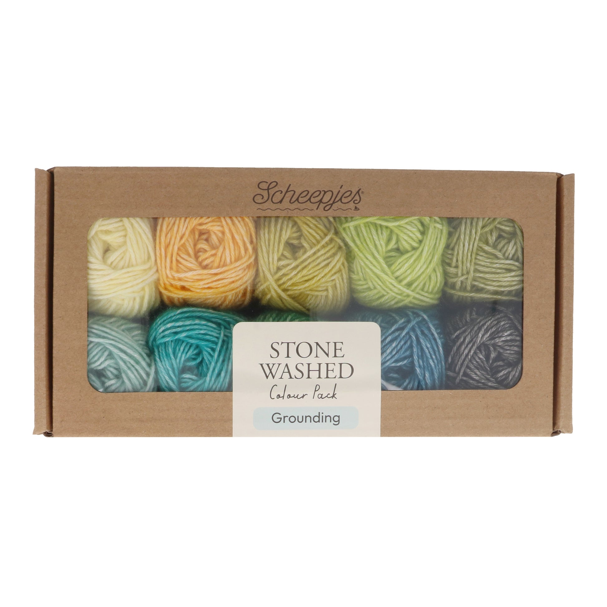 Scheepjes Stone Washed Colour Pack Grounding (10 bollen)