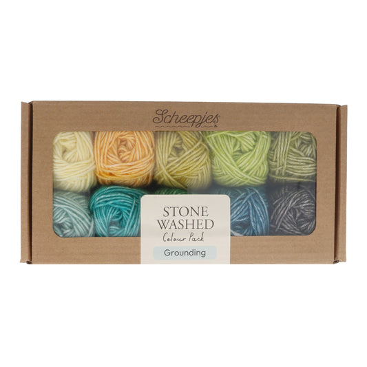 Scheepjes Stone Washed Colour Pack Grounding (10 bollen)