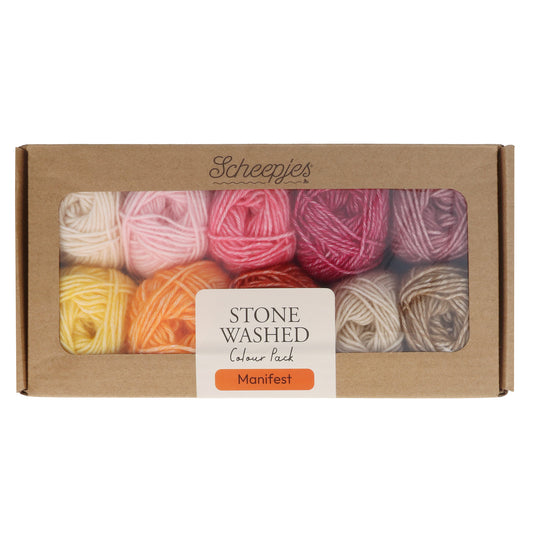 Scheepjes Stone Washed Colour Pack Manifest (10 bollen)