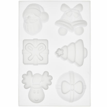 Siliconen gietvorm Kerstvormen (501378)