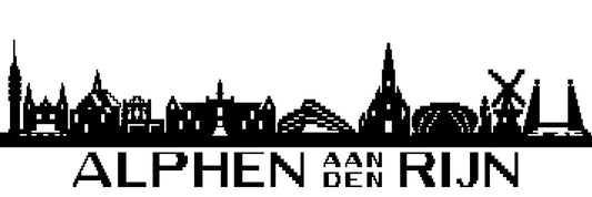Skyline Alphen aan de Rijn (Haakpatroon)