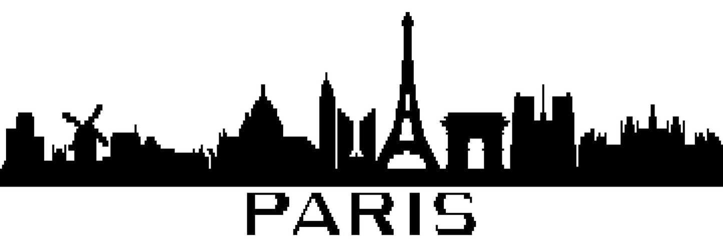 Skyline Paris (Haakpatroon)