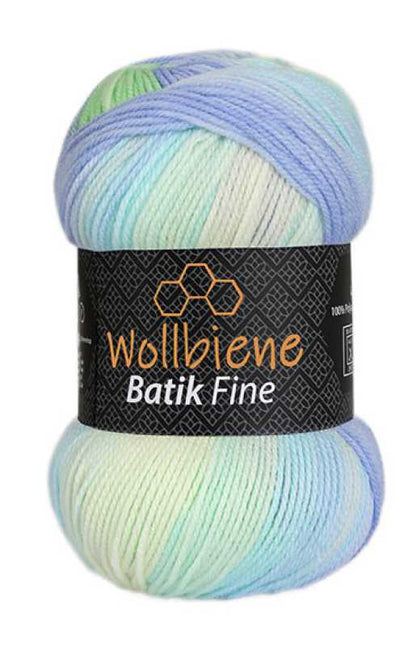 Wollbiene Batik Fine Pastel (5010)