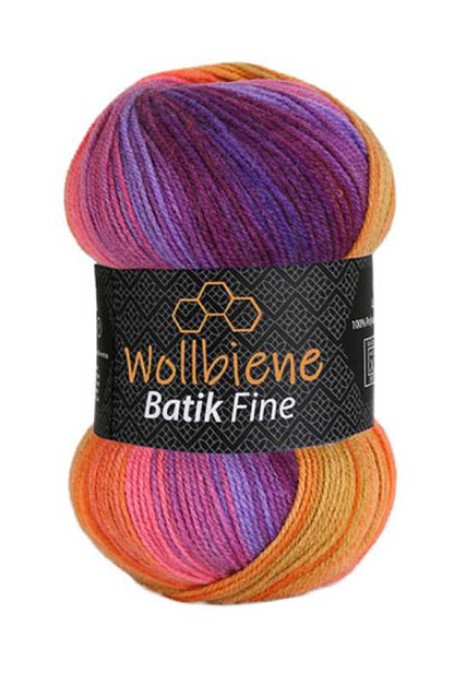 Wollbiene Batik Fine Romantic Night (5600)