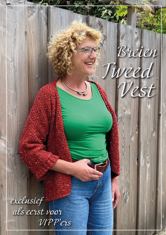 Woolly Tweed Vest (Breipatroon)