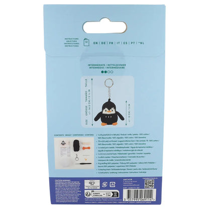 Anchor Mini amigurumi haak kit - sleutelhanger pinguin