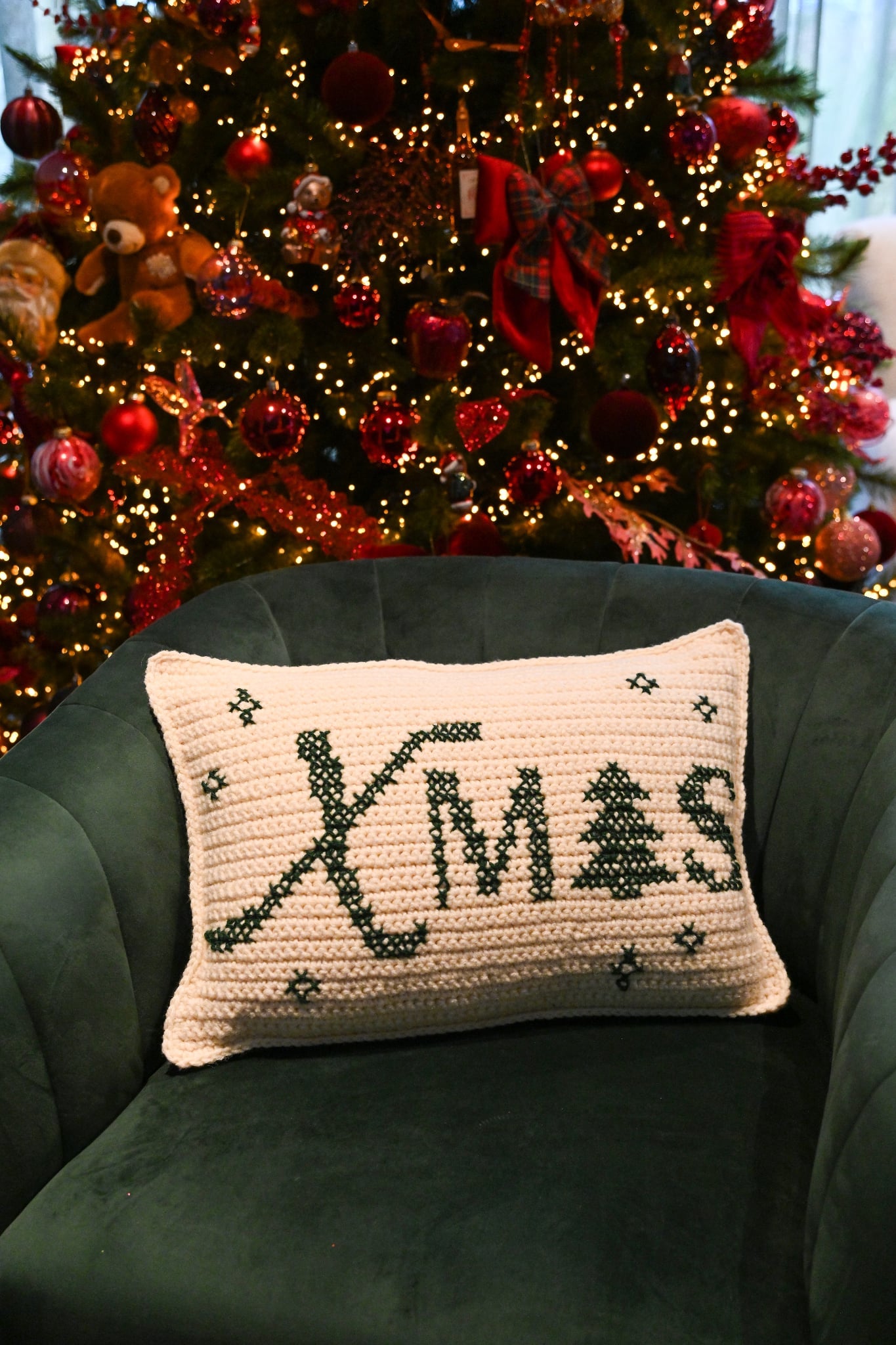 Xmas kussenhoes (Mr. Christmas presents)