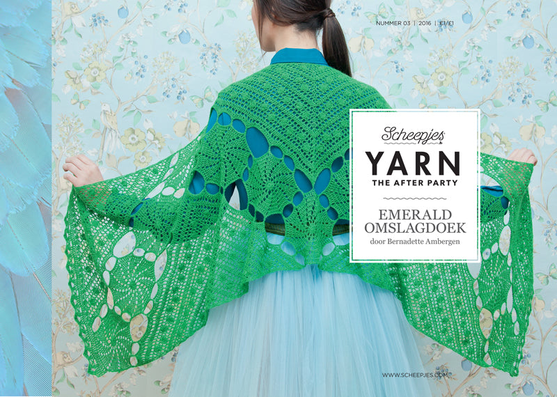 Scheepjes YARN The After Party No 3 Emerald Shawl (Haakpatroon)