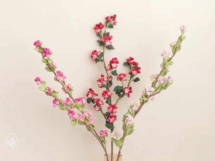 Appelbloesem garenpakket inclusief haakpatroon