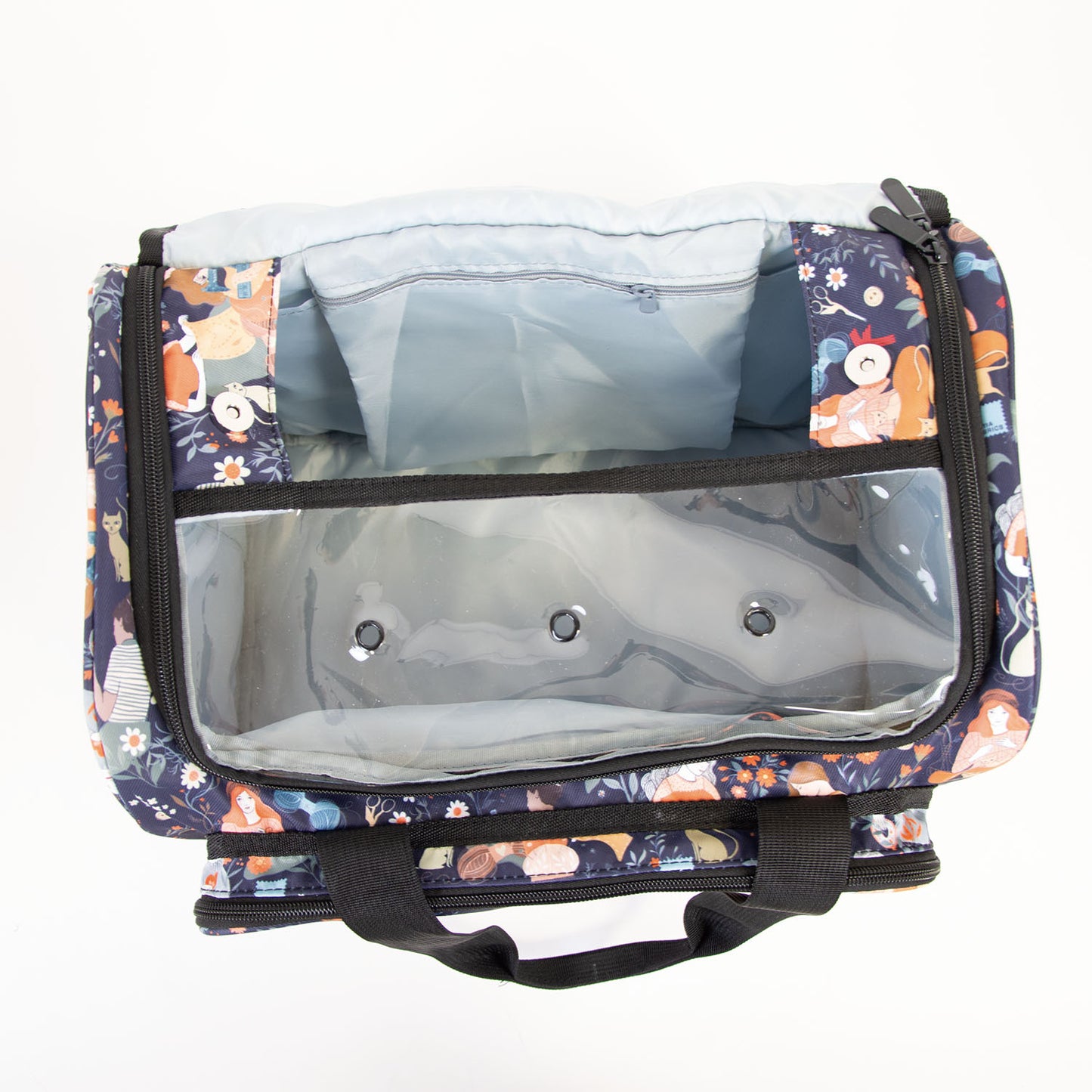 Exclusieve tas voor handwerk (haken, breien of naaien)