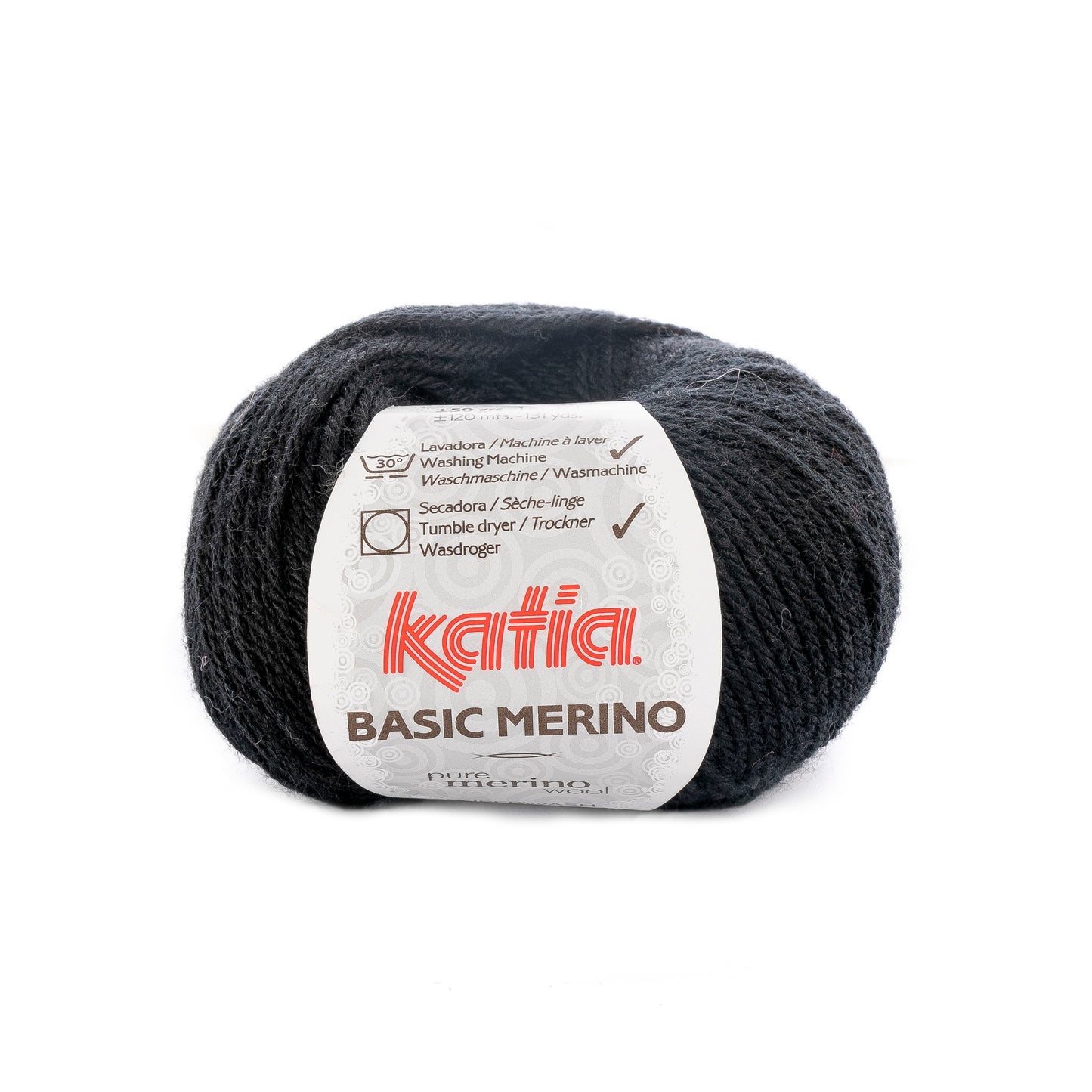 Katia Basic Merino Zwart (002)