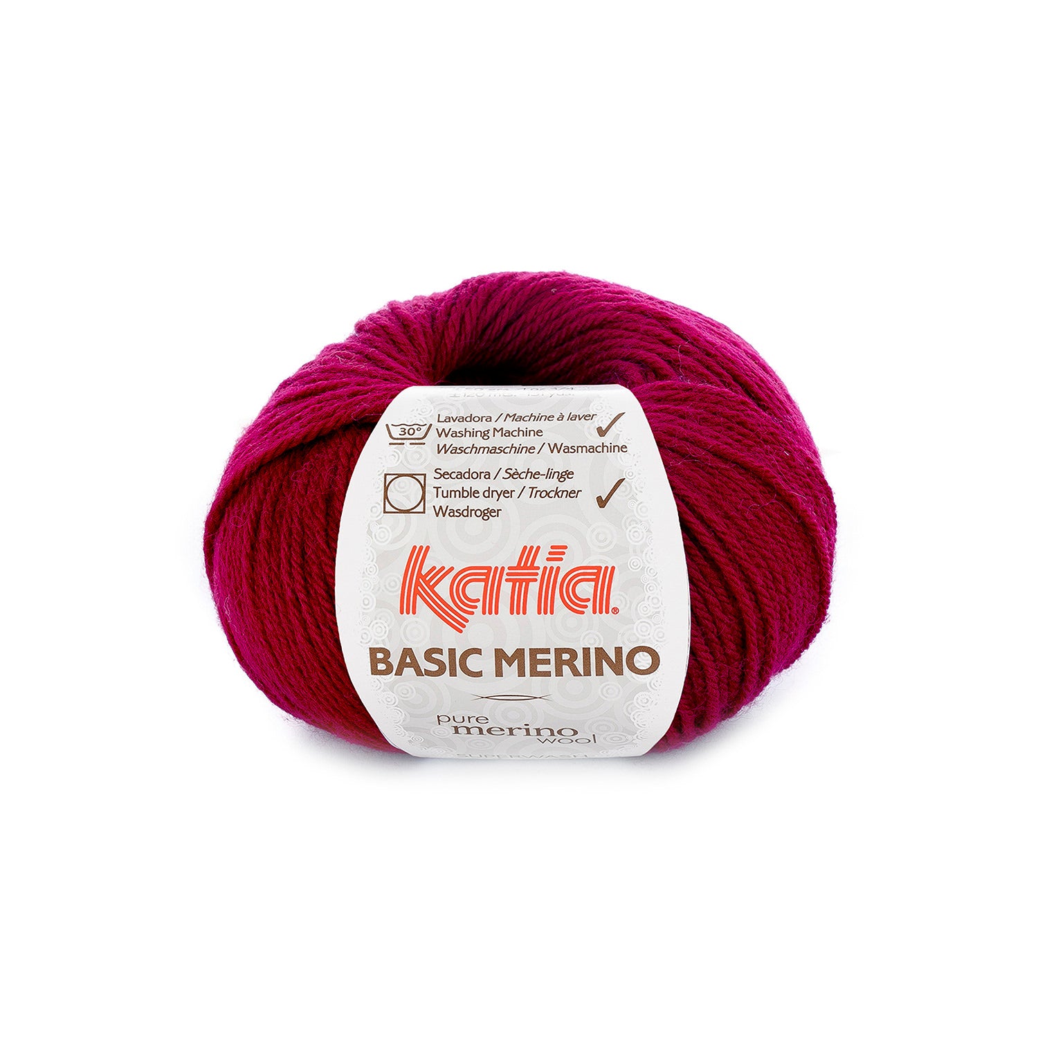 Katia Basic Merino Donker Fuchsia (024)