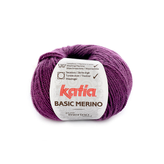 Katia Basic Merino Aubergine (028)