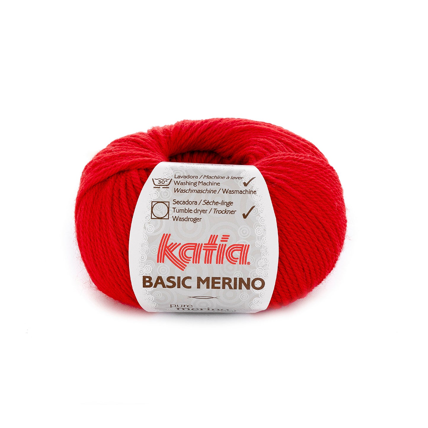 Katia Basic Merino Rood (004)