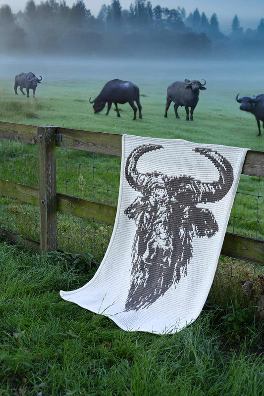 Blissful Buffalo (Mozaiek overlay haken 2025)