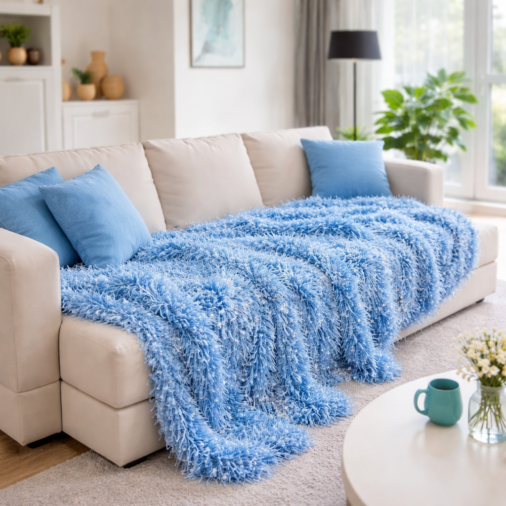 Lammy Carnaval Vest / Sjaal /  Spencer en dekens (Haakpatroon)