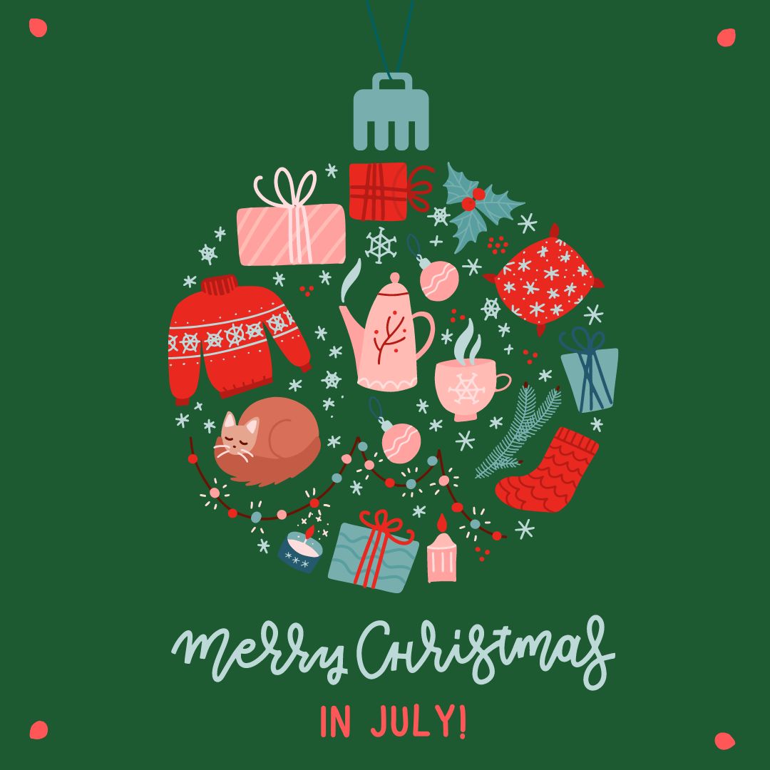 Christmas in july Mystery Blanket (mozaiek overlay)