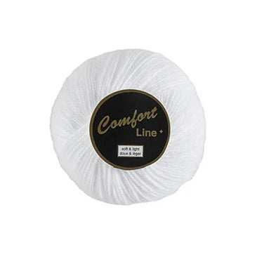 Lammy Yarns Comfort Line Plus Wit (005)