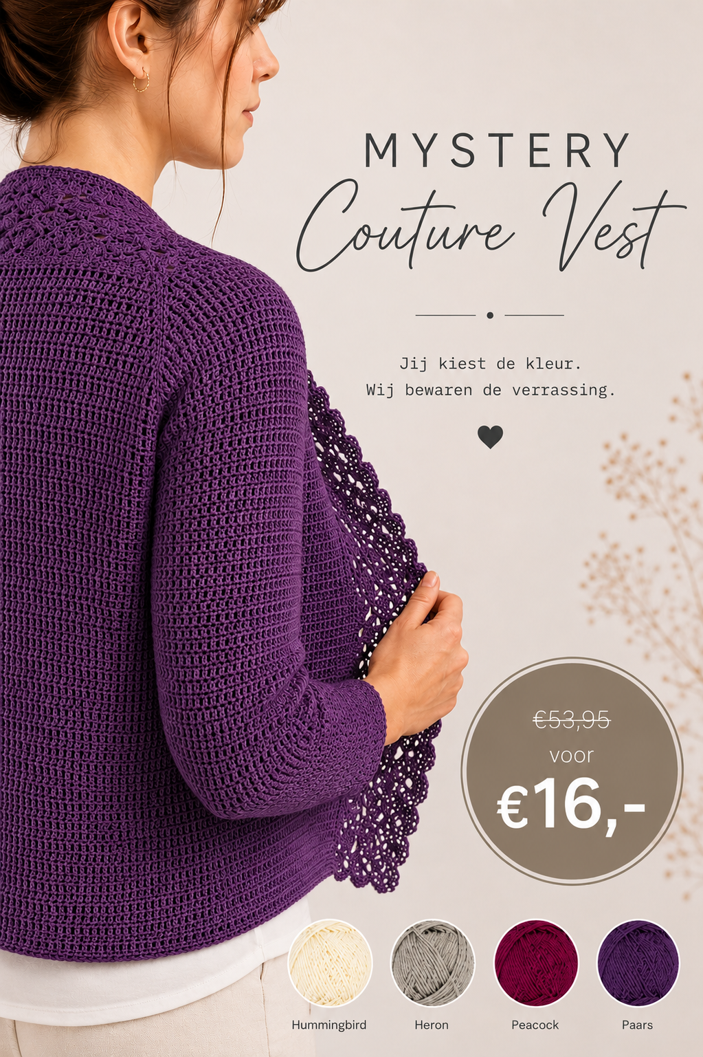 Mystery Couture Vestje (Paars)